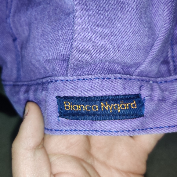 Purple Bianca Nygård Denim Jacket - Picture 3 of 4